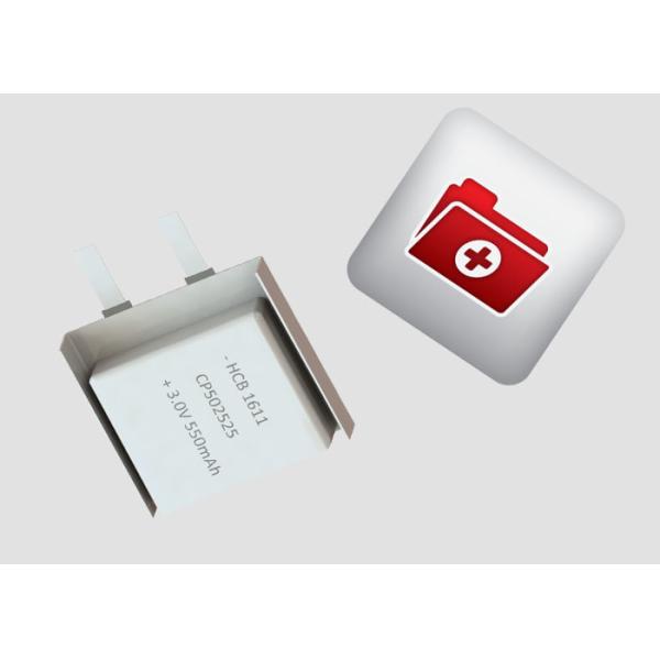 Buy 3V Li MnO2 550mAh 450Wh/kg Lithium Pouch Cell at wholesale prices