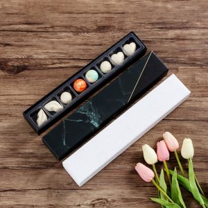 Marble Pattern Mixed Truffle Chocolate Pack Paper Box Customized Packaging