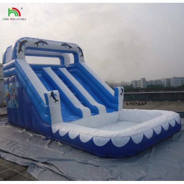 Commercial Water Slide Inflatable Kids Outdoor Double Lane Inflatable Water