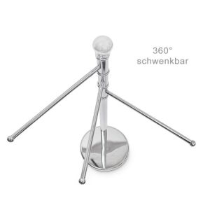 Stainless Steel Free Standing Towel Rack Rotatable 360 Degree Schwenkbar Towel
