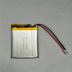 Silver Lithium Polymer Battery LP503759 3.7V 1100mAh With PCM