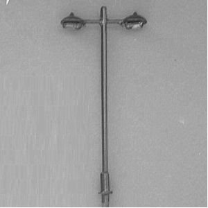 model metal lamp---1:100 double stree lamp,scale lamp,architectural model lamp,model materials