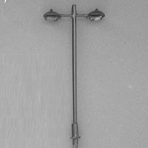 Buy model metal lamp---1:100 double stree lamp,scale lamp,architectural model lamp,model materials at wholesale prices