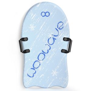 Customized Snow Skiing Snow Sleds with Brake and Semi-ellipse Snowboard Snow