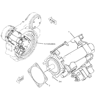 Caterpillar 3697132 Parts scheme PUMP GP-PISTON