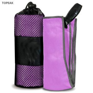 Lightweight Microfiber Suede Towel With Zip Super Absorbent Gym 50x100cm