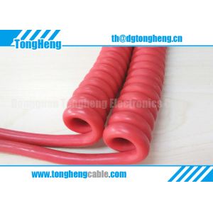 Halogen Free Polyether Reinforced Sheathed Customized Curly Cable