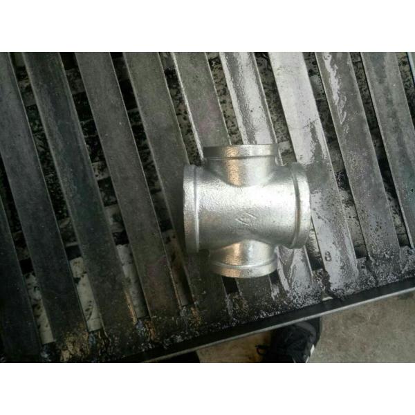 Buy BS Standard GI malleable iron cross with banded ends at wholesale prices