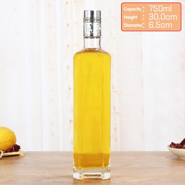 Food Grade 250ml 500ml 750ml Olive Oil Decorative Bottles
