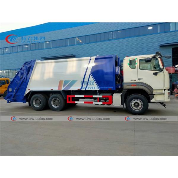 Sinotruk Hohan 340HP Garbage Compactor Truck With Euro 4 Diesel Engine
