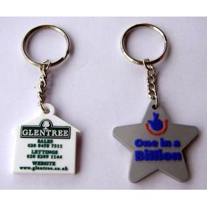 29x33x33cm Fashional Custom Rubber Keyrings Nonpoisonous For Body