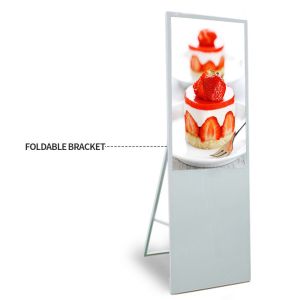 Lcd Standalone Indoor Digital Signage 50 Inch Advertising Kiosk 1920 * 1080