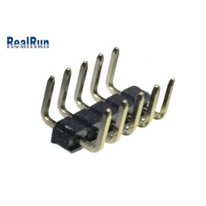 PBT Brass Pin Header Connector 2.54mm U Type Terminal LCP SGS Solder