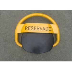 Waterproof Yellow Automatic Parking Lock With Smart Remote Control System