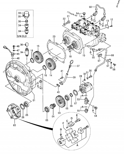Belparts Crawler Excavator Ex200-5 Hydraulic Main Pump 9150726 Piston Pump 9152668 For Hitachi