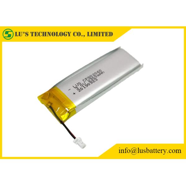Buy 2300mah Prismatic Flat Limno2 Batteries Lithium Manganese Dioxide CP802060 at wholesale prices