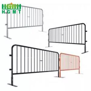 Road Metal Steel Galvanized Tube Crowd Control Barrier Portable