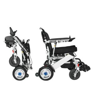 China ISO13485 275.58lbs Load Foldable Handicapped Electric Wheelchair on sale