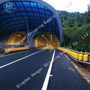 Red Road Highway Roller Barriers Safety 50KM