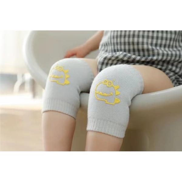 Anti Slip Infant Crawling Knee Pads Anti Drop Cotton Elbow Pads Non Skid