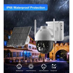 4Mp Outdoor Wireless Solar Wifi Ip Wifi Cctv Camera