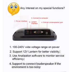 Hot sell big display wireless restaurant receiver