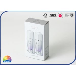 Sunblock Cream Folding Carton Box 4c UV Print Rectangle Shape