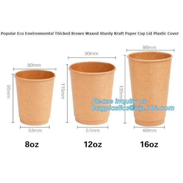 Buy 100% Biodegradable Disposable PLA Coated Coffee Paper Cup,9oz hot coffee paper cup with lids/ coffee to go cups/ oem dis at wholesale prices