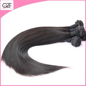 Queen Beauty Remy Straight Hair Natural Brown 5a Virgin Hair Bundles with Lace