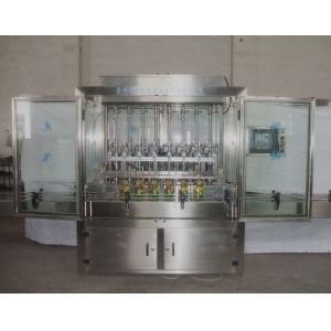 Cream 0.5Mpa Automatic Oil Filling Machine 1100mm Edible Oil Bottle Packing