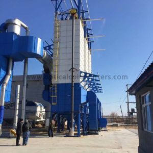 10.6kw Circulating Continuous Flow 15T Paddy Grain Dryer