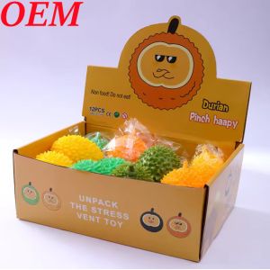 Plastic Fruit Press Toys Release Stress Relax Toy