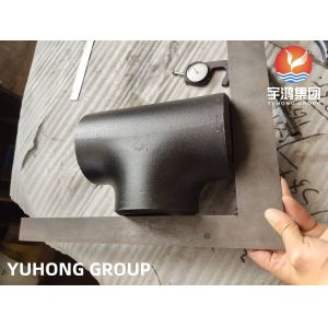 ASTM A234 WPB Carbon Steel Buttweld Black Tees