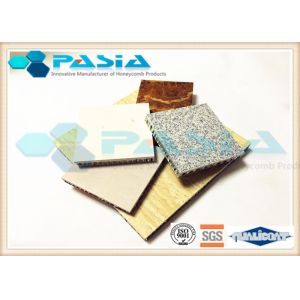 Marble Veneer Stone Honeycomb Composite Sheets , Marine Honeycomb Panels
