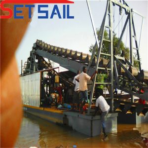 128-176PCS Customizable Chain Bucket River Sand Gold Machine for Lake Gold