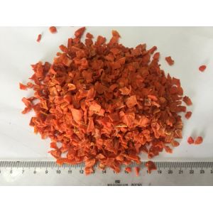 Orange Color Dried Carrot Chips Max 7% Moisture No Foreign Odours
