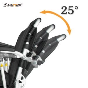 FDA 125KG Load Portable Lightweight Folding Power Wheelchair