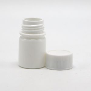 10mL Round Shape PE Plastic Bottle for Medicine Tablet Capsule Storage