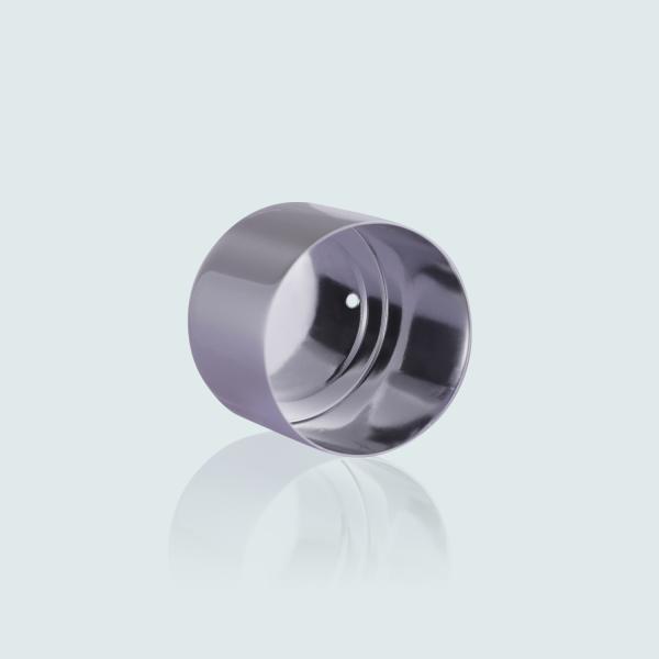 Hot Stamping Aluminum Cosmetic Parts Mini Size Airless Bottle Outside Base