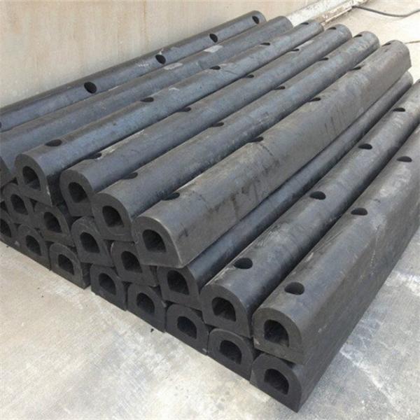 Tug Barge Pontoon Height 100mm 150mm D Type Marine Rubber Fender