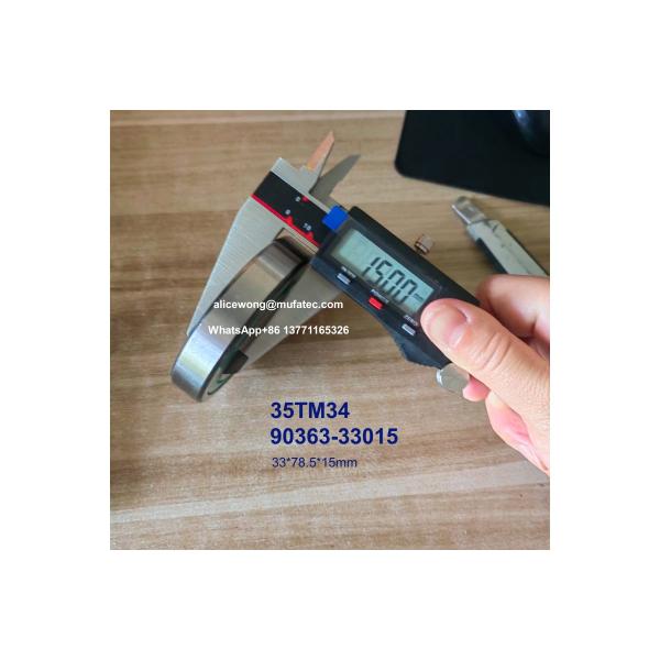 35TM34 90363-33015 Toyota gearbox bearings special ball bearings for Toyota spare part replacement 33*78.5*15mm