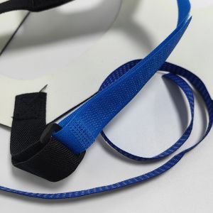 Adjustable Black White ESD Antistatic Heel Strap For Cleanroom