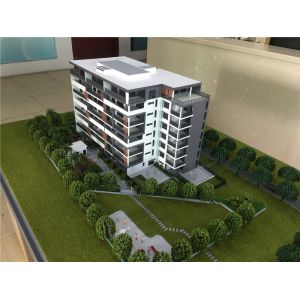 Acrylic Plastic Residential Building Model For Real Estate Display 1 . 2 * 1M
