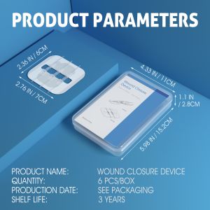 PWT1003 Flexible Fabric Bandages Wound Closure Device 6PCS