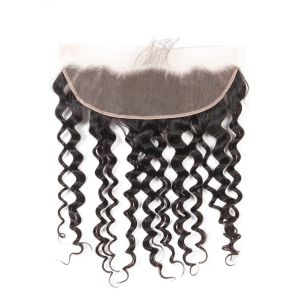 China Brazilian Swiss 13x4 Lace Closure Weave Double Drawn No Shedding on sale
