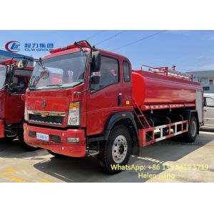 Quality Sinotruk HOWO 4x2 140HP 10T Water Tank Fire Rescue Truck for sale