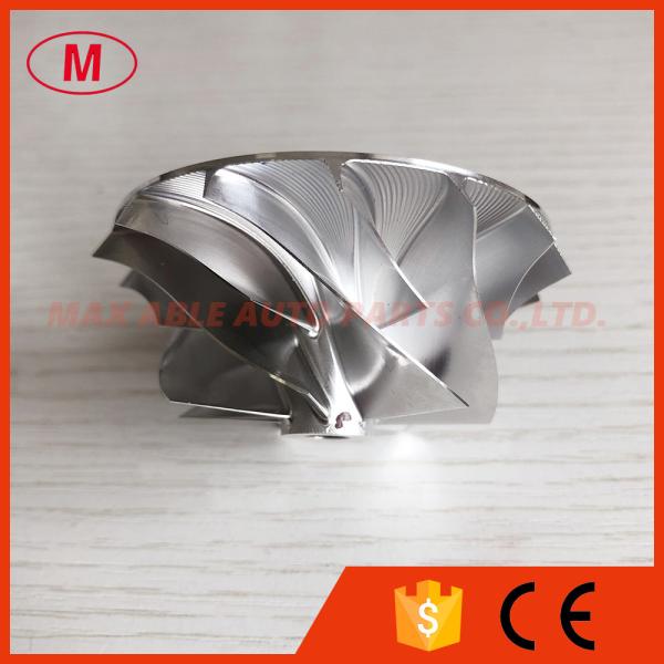 RHF5 45.28/60.00mm 7+7blades high performance Turbo milling/aluminum 2618/billet compressor wheel VF23/1441AA171