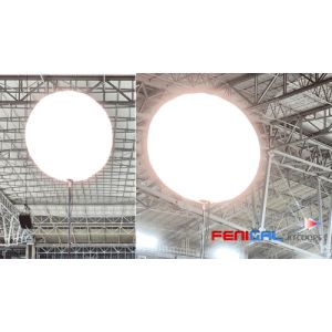 220V LED Hanging Inflatable Event Lighting Balloons For Exhibition Decoration