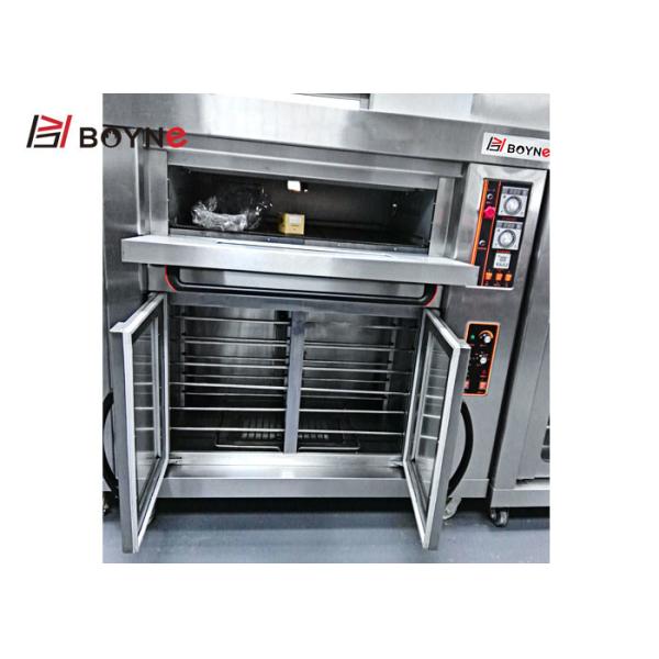 Buy Commercial Bakery Equipment One Layer Two Trays Gas Bakery Oven With Proofer at wholesale prices