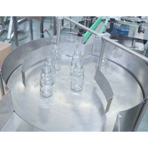 Wooden Case Commodity Rotary Bottle Feeding Turntable Unscrambler Collecting